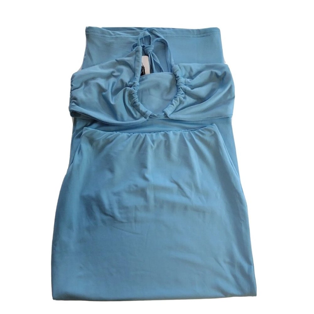 Blush Mark Women's Blue XS Bikini Top With Mermaid Skirt